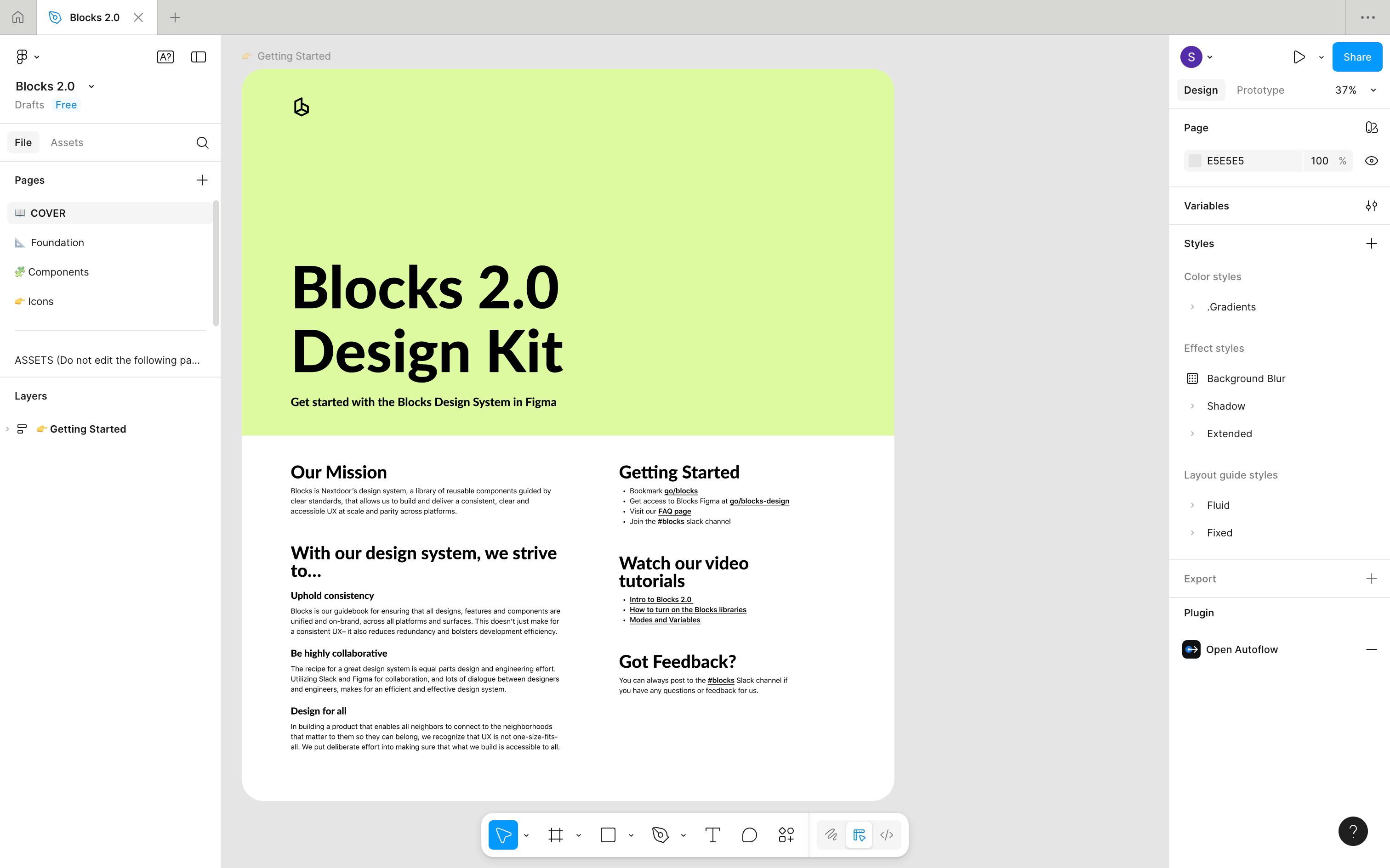Nextdoor blocks 2.0 icons