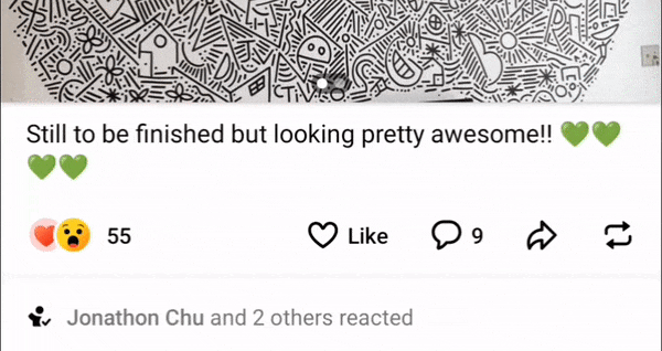 Nextdoor reactions in context