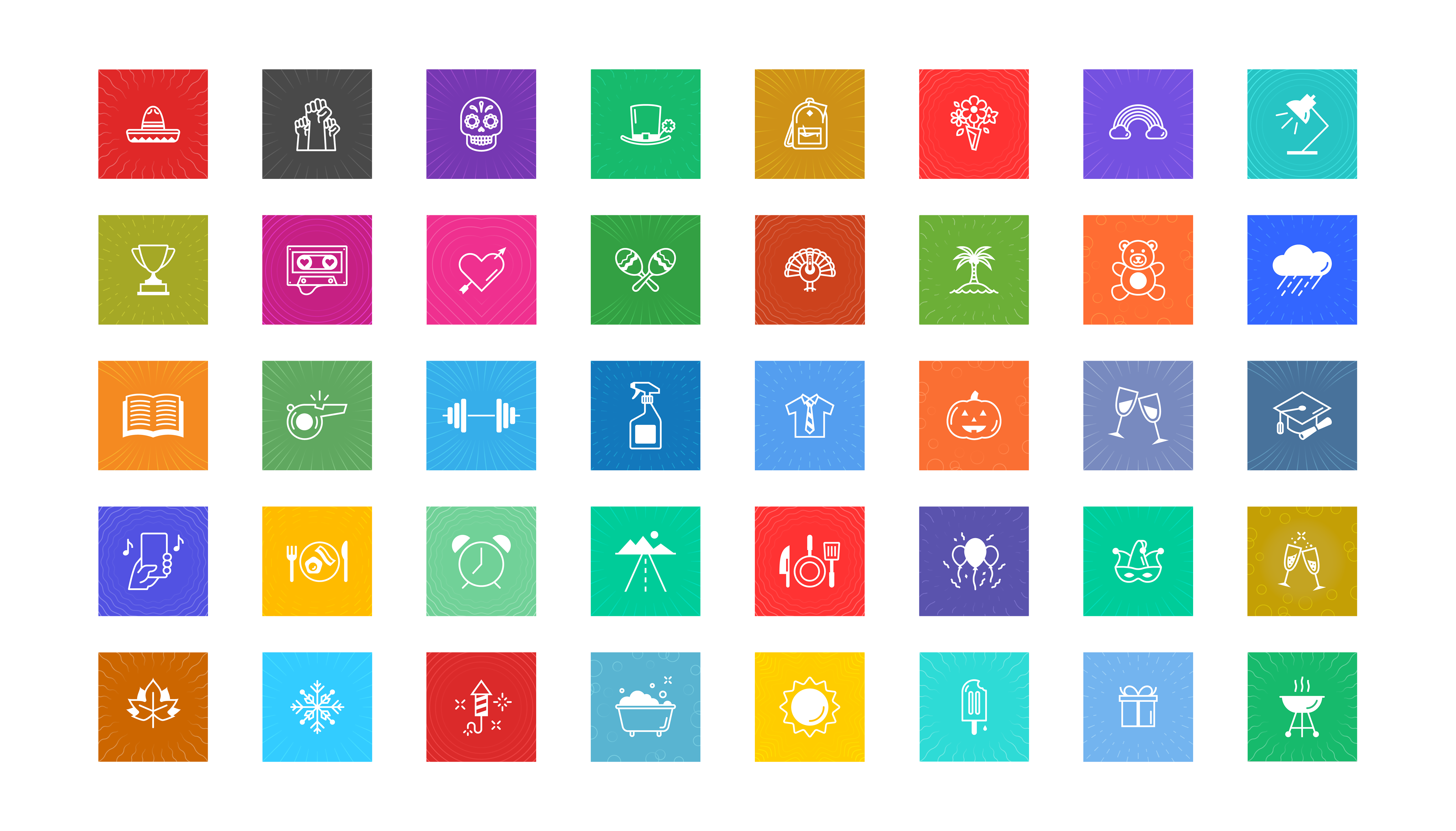 Pandora album and music icons