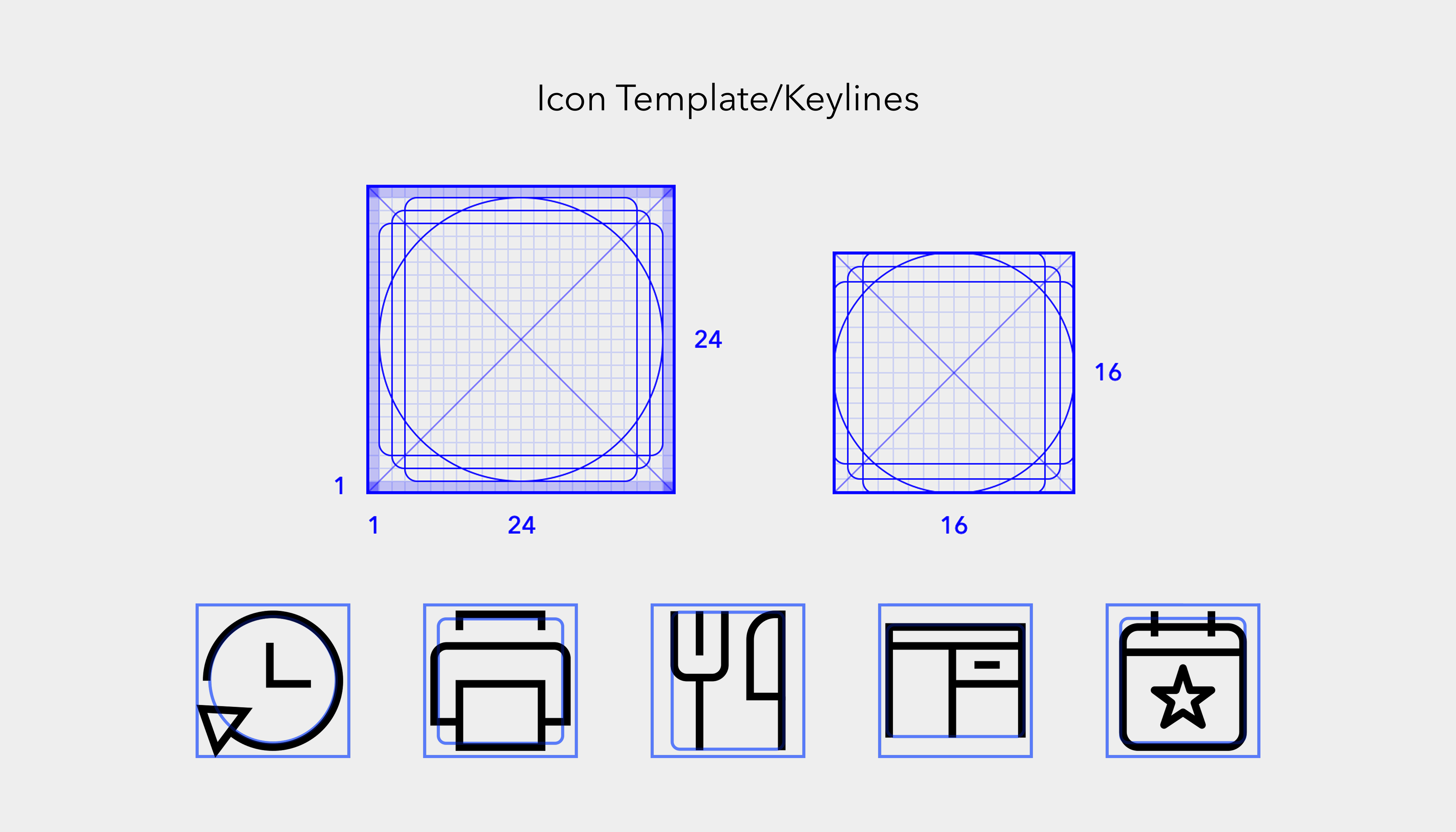 WeWork icon grid template