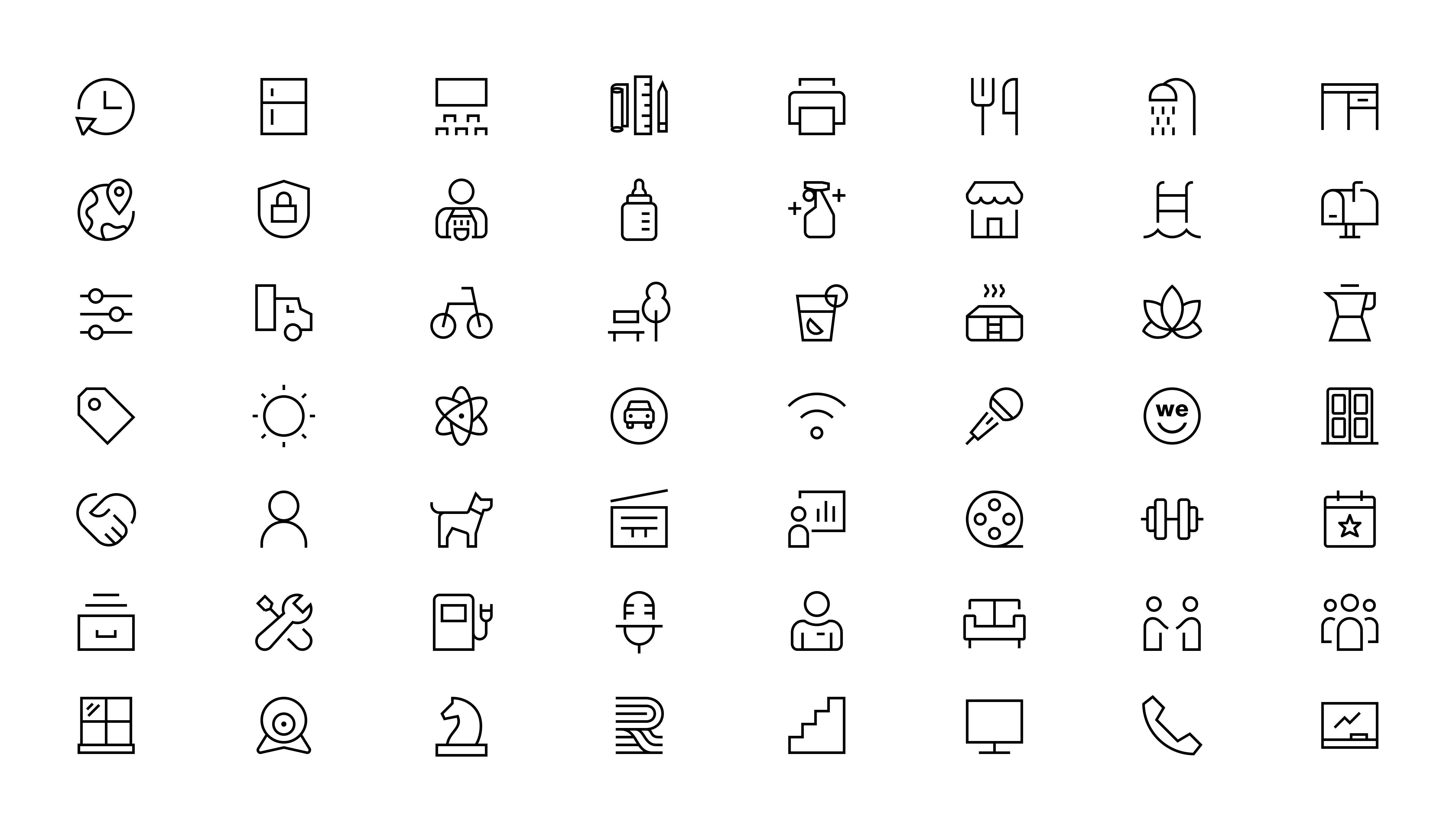 WeWork global icon system